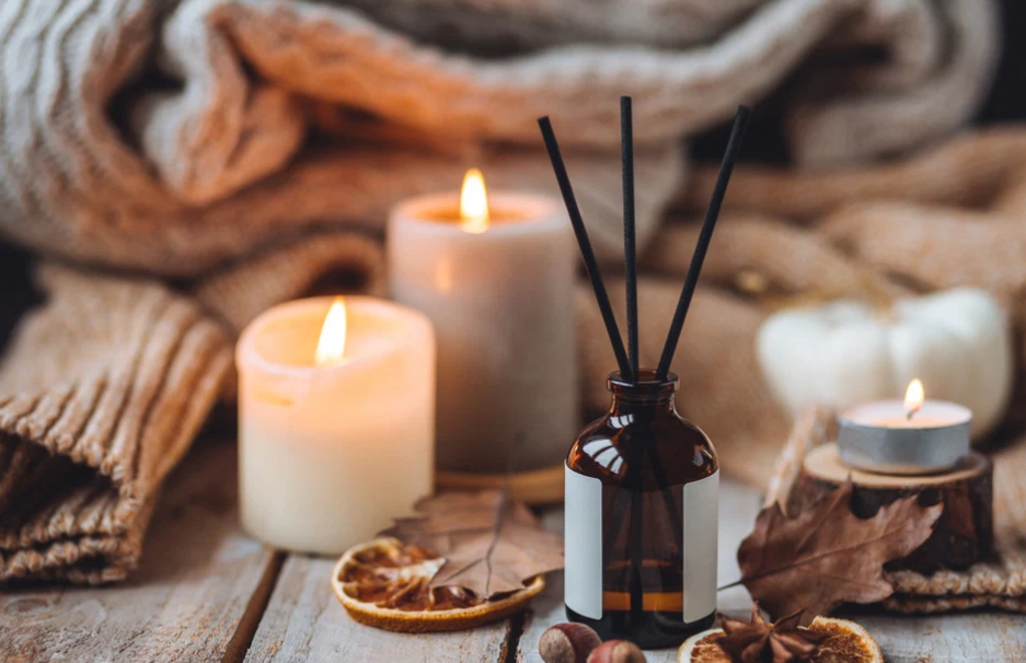 Handcrafted candles and oils